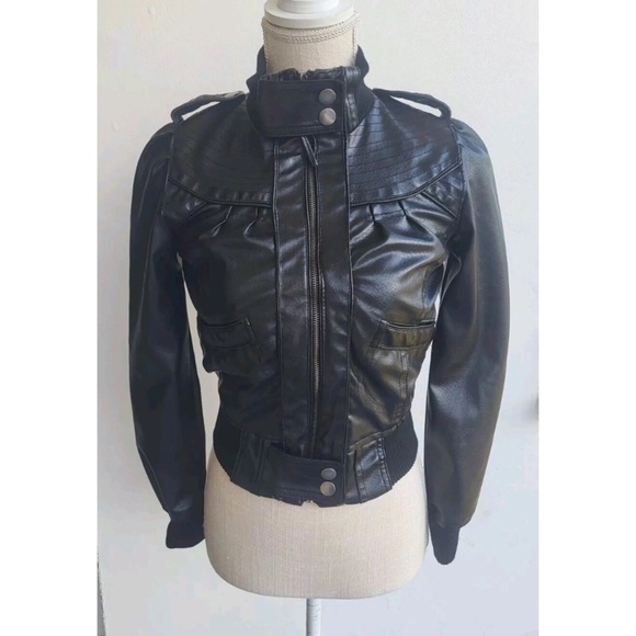 Miley Cyrus & Max Azria Jackets & Blazers - Miley Cyrus x Max Azria Leather Jacket